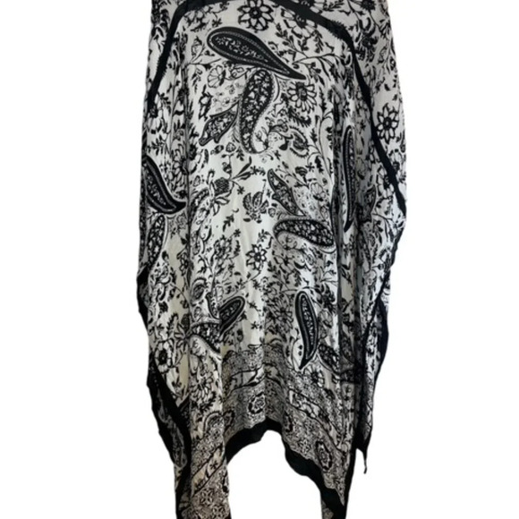 Shyanne Tops - Shyanne Womens Kimono Black & White Western Wear It Mean It One Size Concert